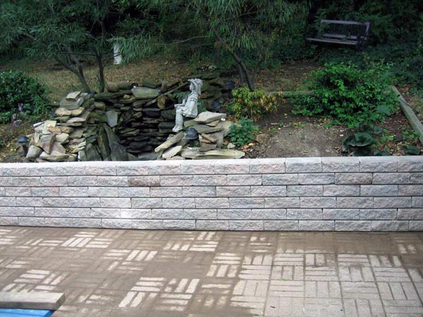 Patio wall